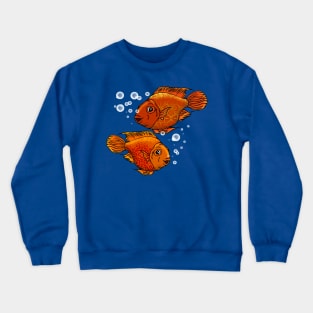 Red parrot fish Crewneck Sweatshirt